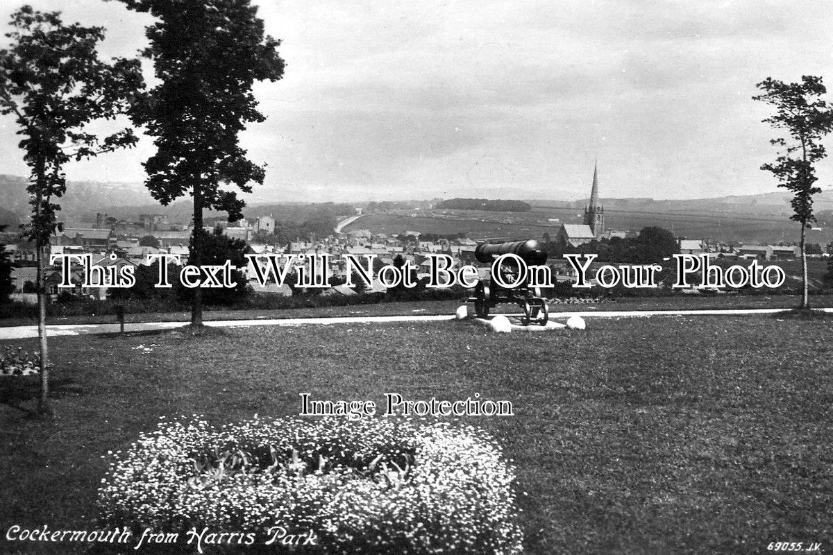 CU 549 - Cockermouth From Harris Park, Cumbria, Cumberland c1914