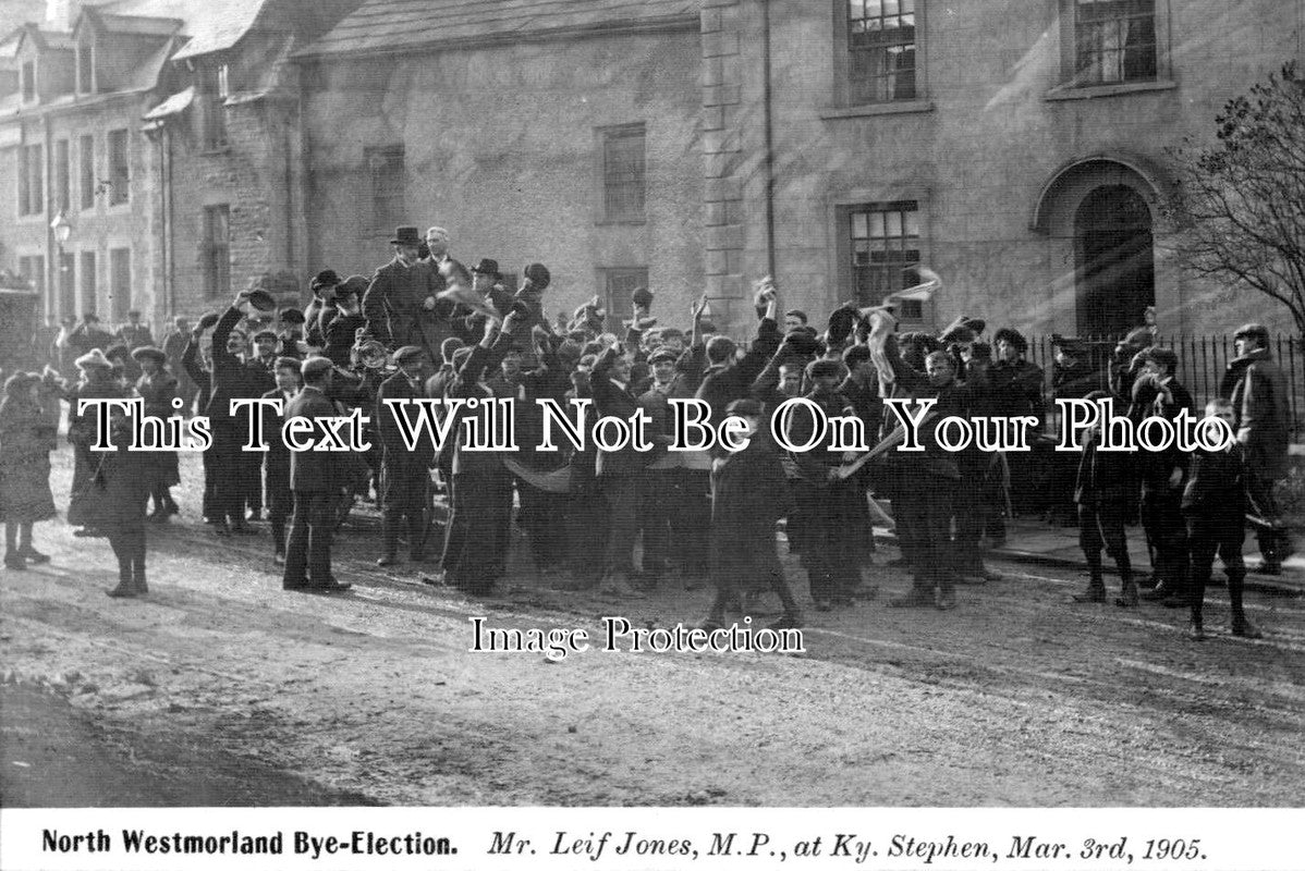 CU 585 - North Westmorland Bye-Election, Kirkby Stephen, Cumberland, Cumbria 1905