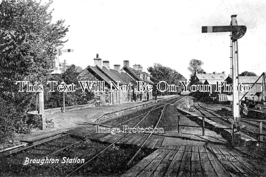 CU 586 - Broughton Railway Station, Cumberland, Cumbria