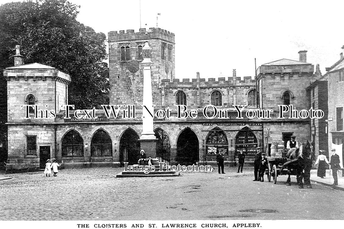 CU 612 - Cloisters, St Lawrence Church, Appleby, Cumberland, Cumbria