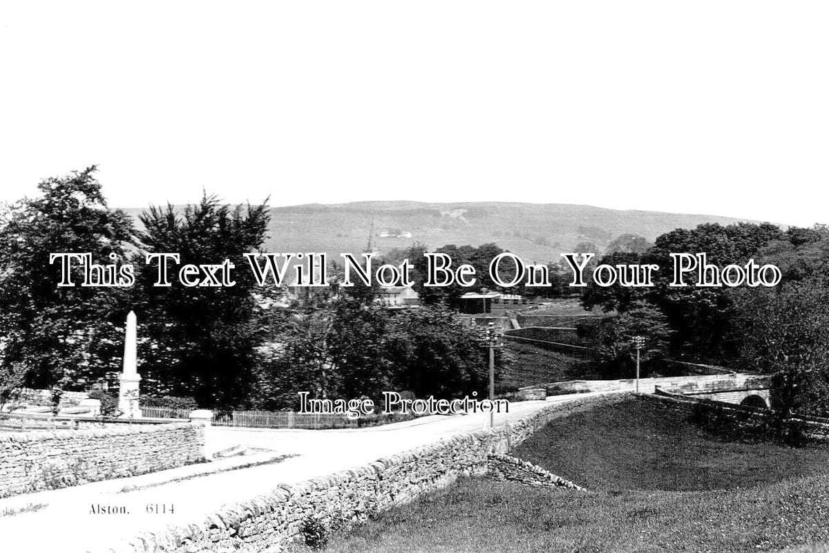 CU 626 - Alston War Memorial & Village, Cumberland, Cumbria