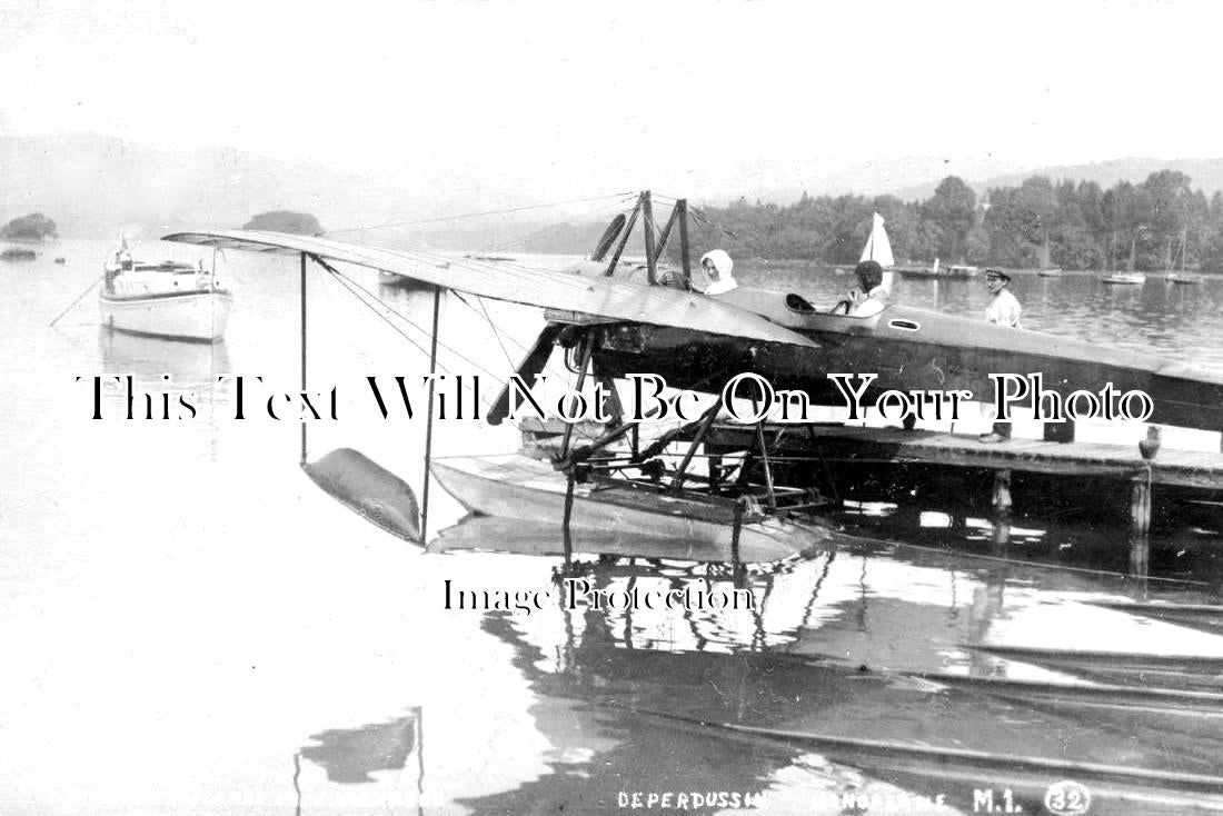 CU 661 - Deperdussin Hydro Aeroplane, Lake Windermere, Cumberland, Cumbria