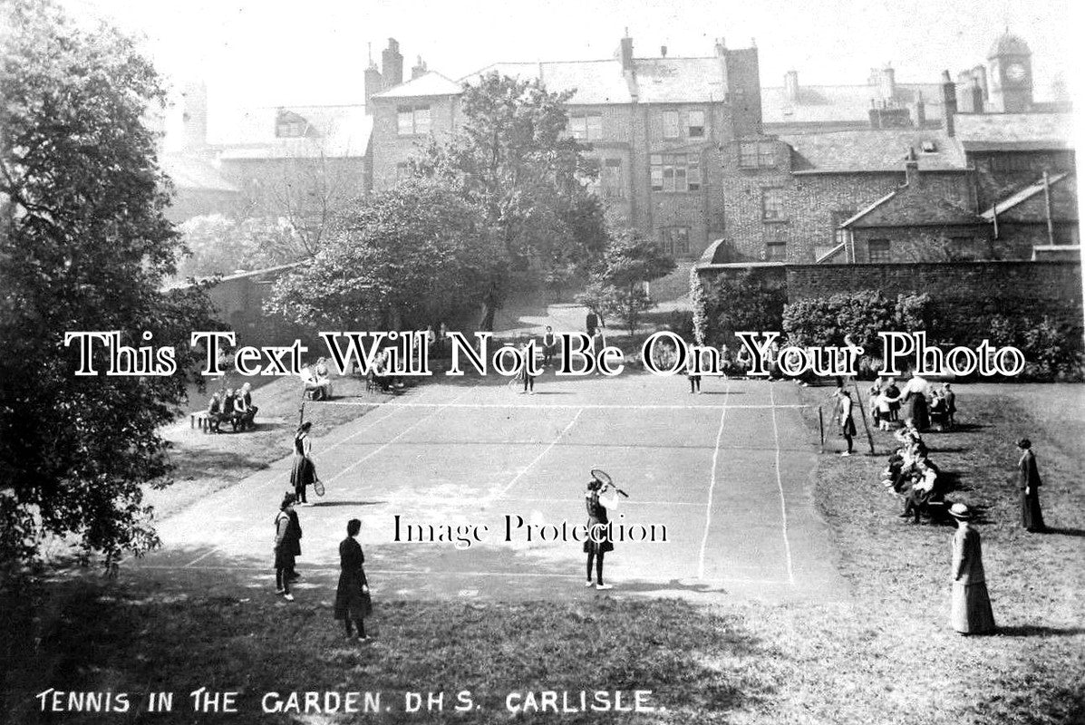 CU 672 - The Garden D.H.S. School, Carlisle, Cumberland, Cumbria