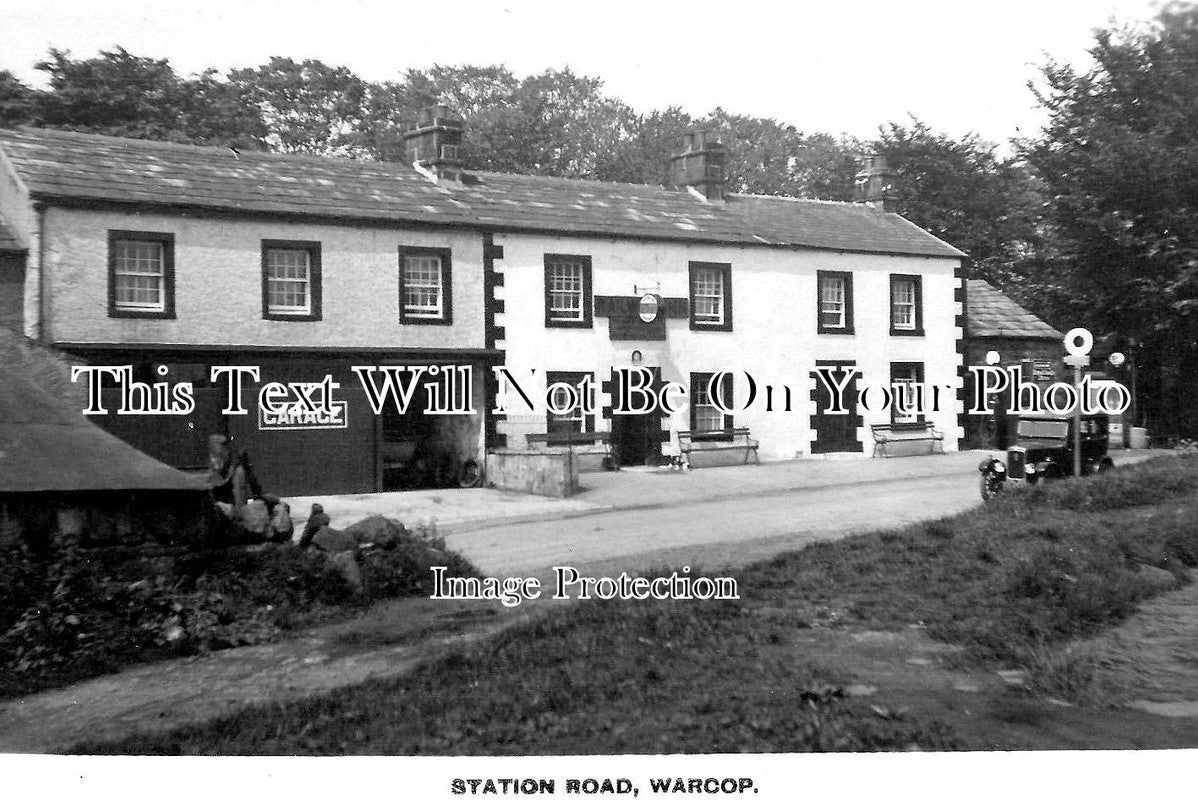 CU 714 - Station Road, Warcop, Cumberland, Cumbria c1933