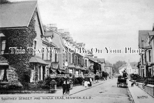 CU 73 - Southey Street & Walla Crag, Keswick, Cumbria, Cumberland