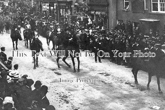 CU 738 - Ulverston Street Procession, Cumberland, Cumbria c1904