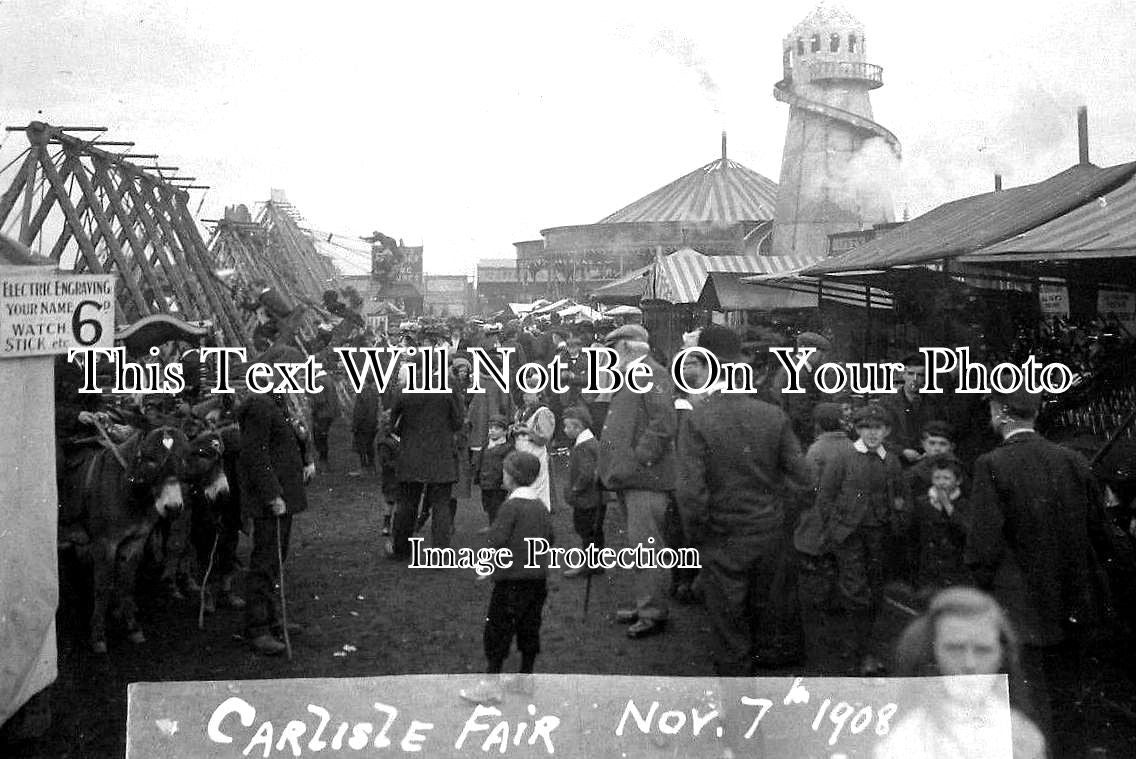 CU 753 - Carlisle Fair, Cumberland, Cumbria 1908