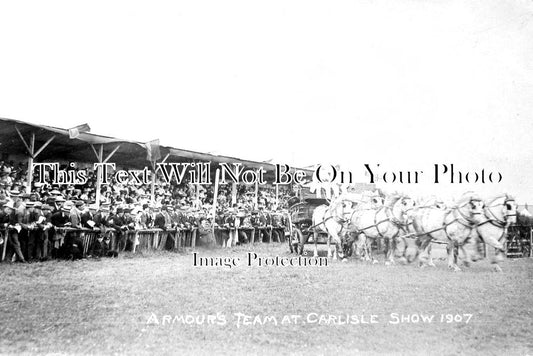 CU 755 - Armours Team At Carlisle Show, Cumberland, Cumbria 1907