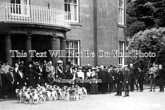 CU 758 - Fox Otter Hounds Hunt At Rose Hill, Carlisle, Cumbria c1910