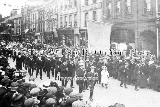 CU 762 - Coronation In English Street, Carlisle, Cumbria 1911