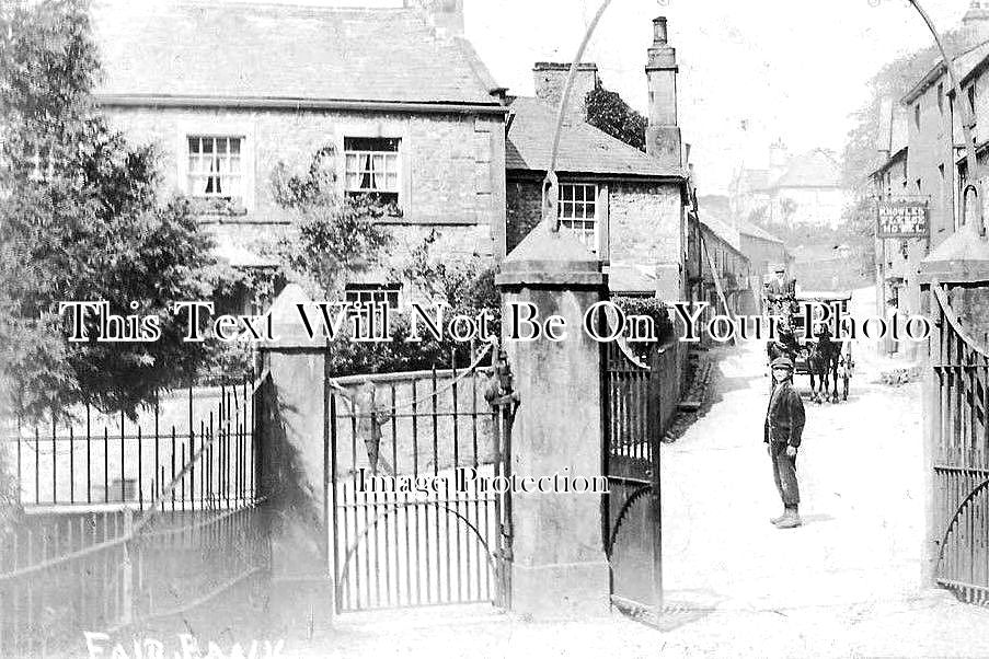 CU 783 - Fairbank Showing Fleece Hotel, Kirby Lonsdale, Cumbria