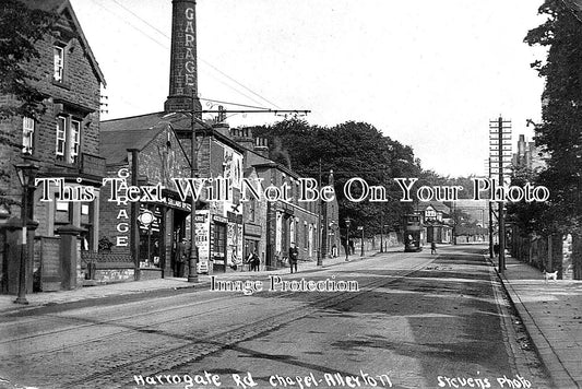 CU 833 - Harrogate Road, Chapel Allerton, Leeds, Yorkshire c1907