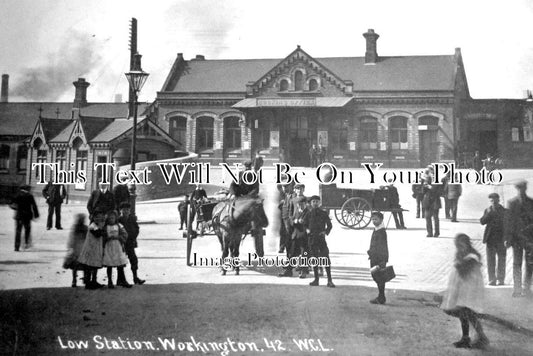 CU 861 - Workington Low Railway Station, Cumbria c1912