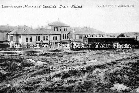 CU 87 - Silloth Convalescent Home & Train, Cumbria, Cumberland c1908