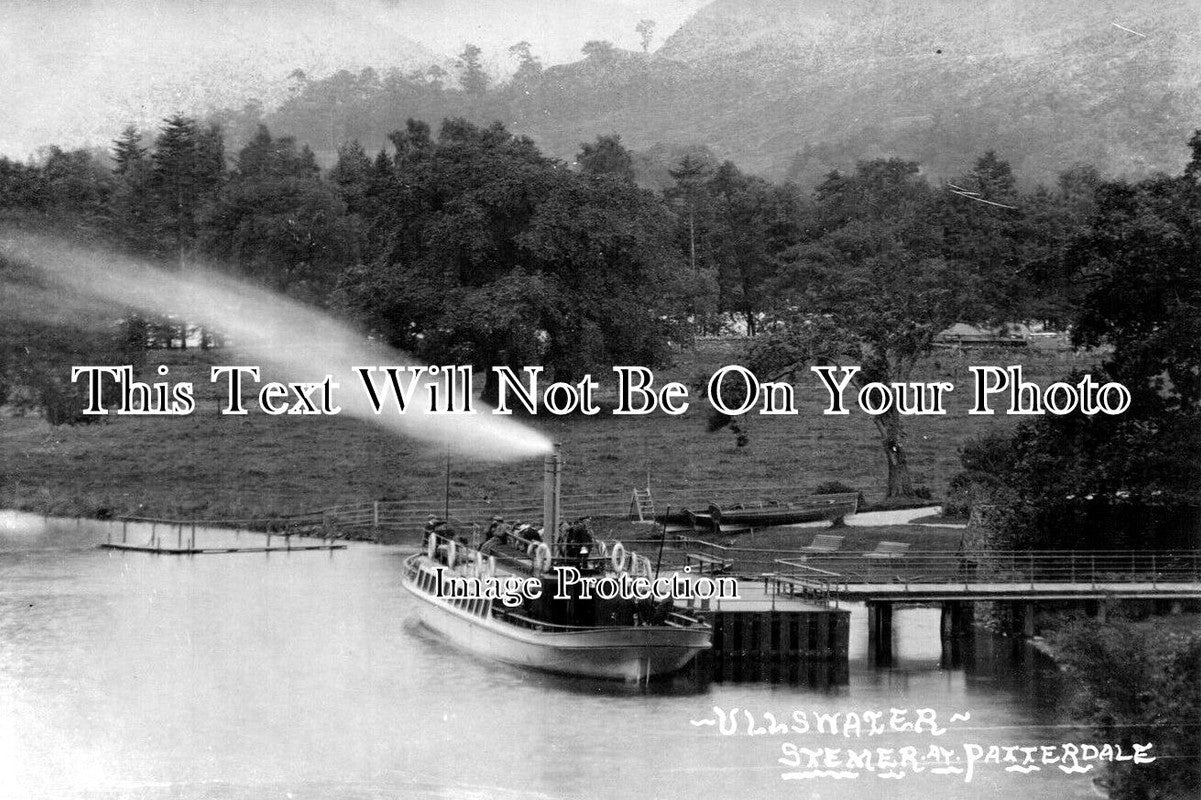 CU 88 - Ullswater Steamer, Patterdale, Cumbria, Cumberland