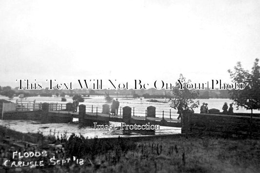 CU 890 - Floods In Carlisle, Cumbria 1918