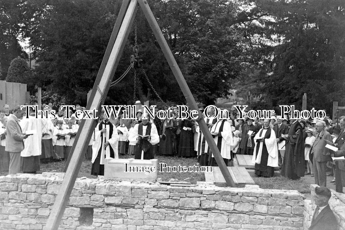 CU 950 - Kendal Parish Church Vestry Foundation Laying, Cumbria 1933