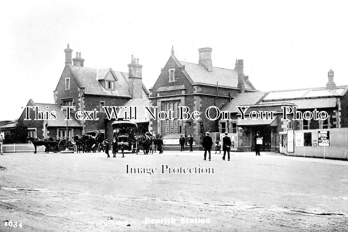 CU 959 - Penrith Railway Station, Cumbria c1910