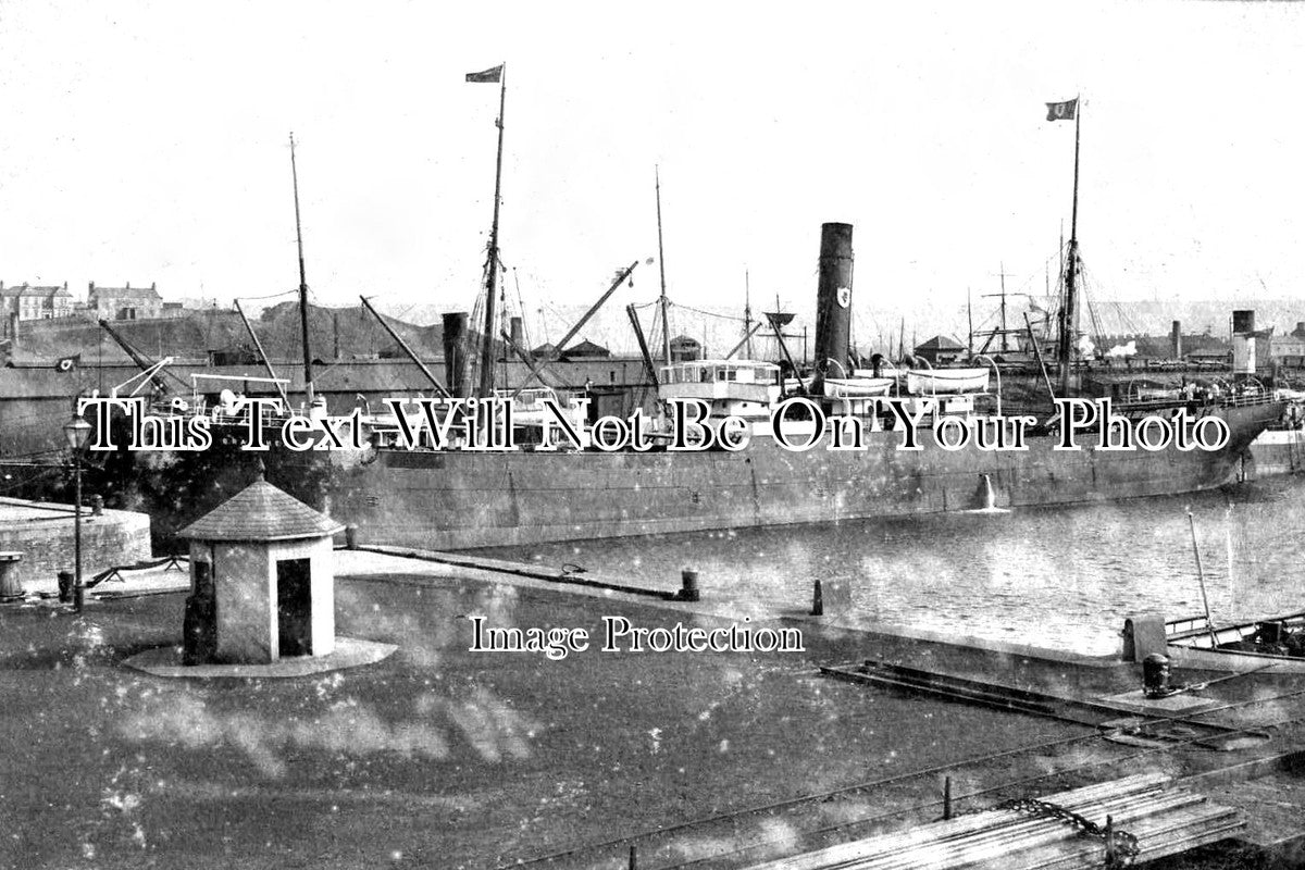 CU 964 - The SS Bray Head At Maryport Docks, Cumbria