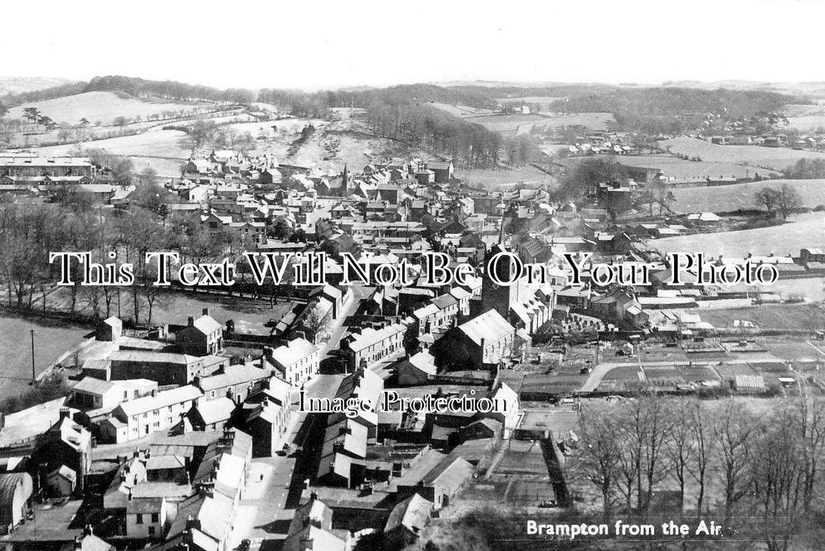 CU 994 - Brampton From The Air, Cumbria