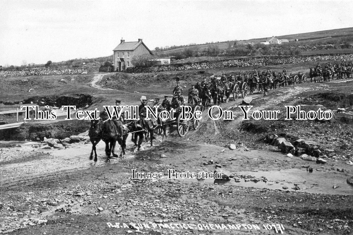 DE 1061 - R.F.A Gun Practice, Okehampton, Dartmoor, Devon