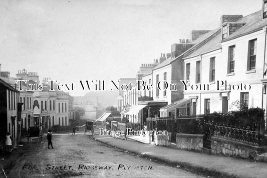 DE 1067 - Fore Street, Ridgeway, Plympton, Devon c1905