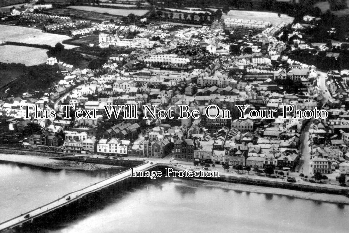 DE 1091 - Aerial View Of Bideford, Devon