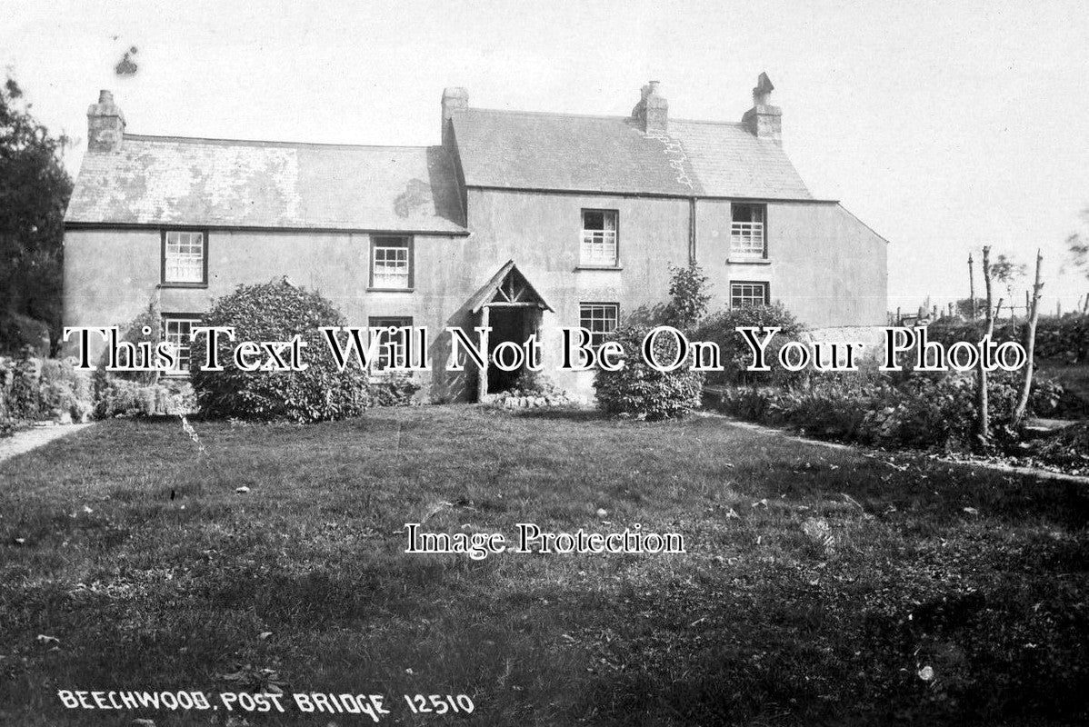 DE 1113 - Beechwod Post Bridge, Dartmoor, Devon c1916