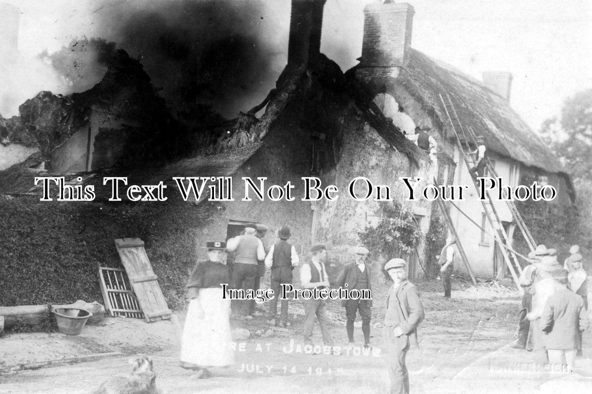 DE 1117 - Fire At Jacobstowe, Devon