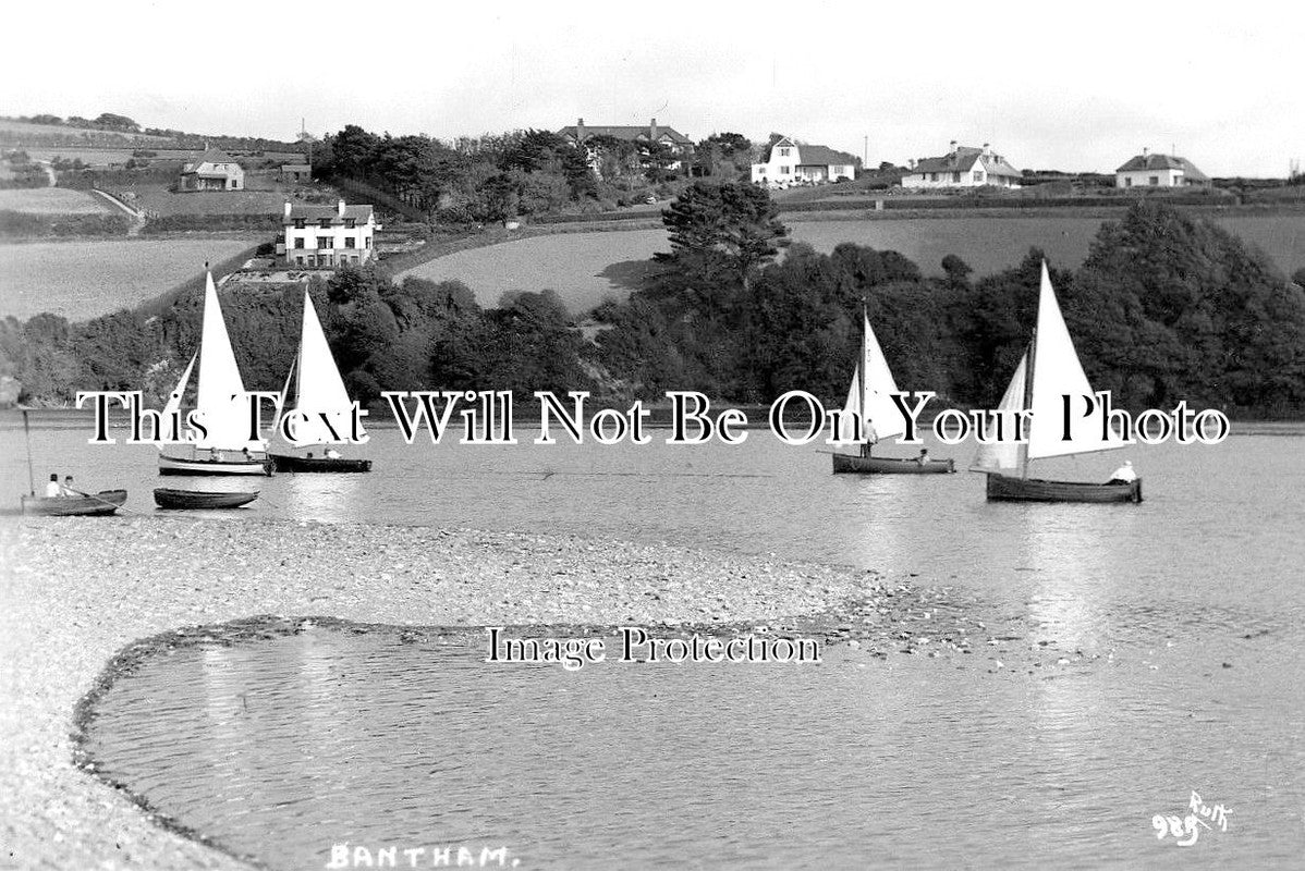 DE 1161 - Yachts At Bantham, Devon