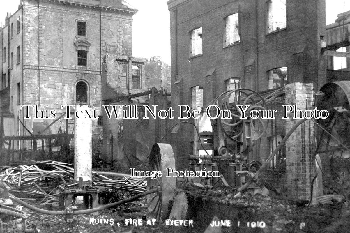 DE 1162 - Fire Ruins At Exeter, Devon