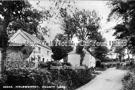 DE 118 - Chasty Lane, Holsworthy, Devon c1910