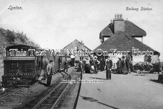 DE 119 - Lynton Railway Station, Devon c1905