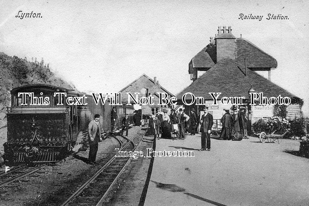 DE 119 - Lynton Railway Station, Devon c1905