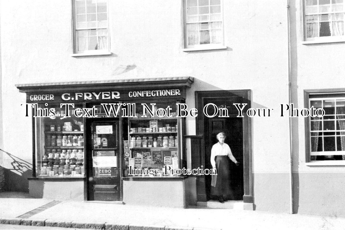 DE 1308 - George Fryer Shop, 21 East Street, Torquay, Devon