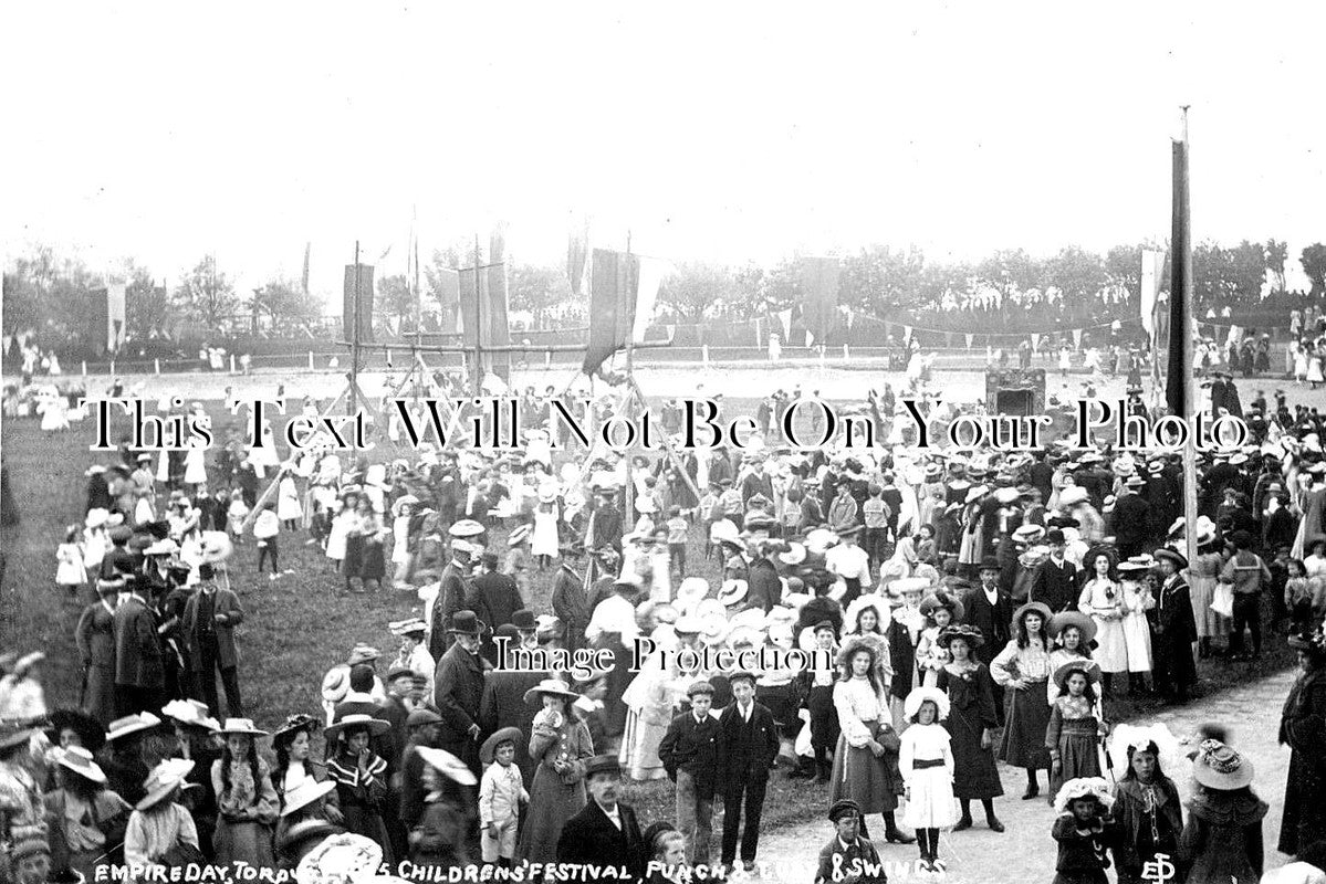DE 1311 - Childrens Festival, Empire Day, Torquay, Devon 1905