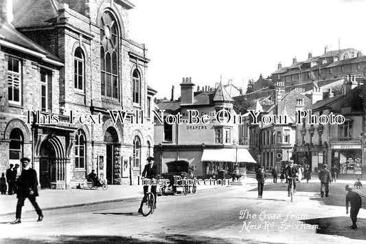 DE 1354 - The Cross From New Road, Brixham, Devon c1920