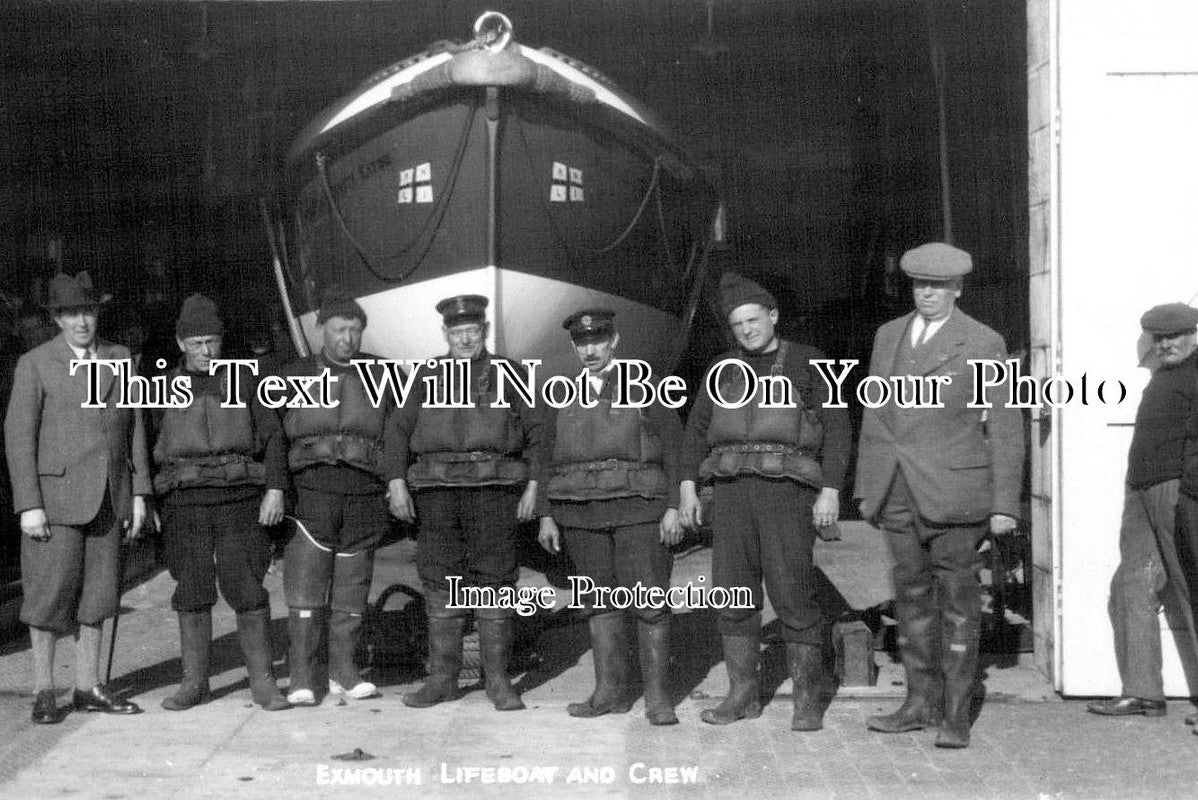 DE 1365 - Exmouth Lifeboat & Crew, Devon