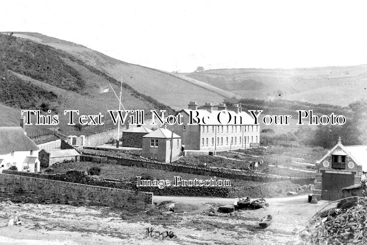 DE 1389 - Hope Lifeboat Statiom Kingsbridge, Salcombe, Devon c1906