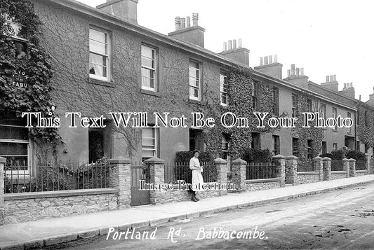 DE 1400 - Portland Road, Babbacombe, Devon c1910