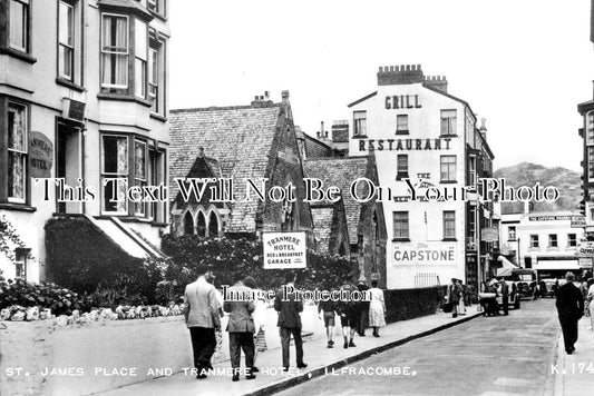 DE 1408 - St James Place & Tranmere Hotel, Ilfracombe, Devon