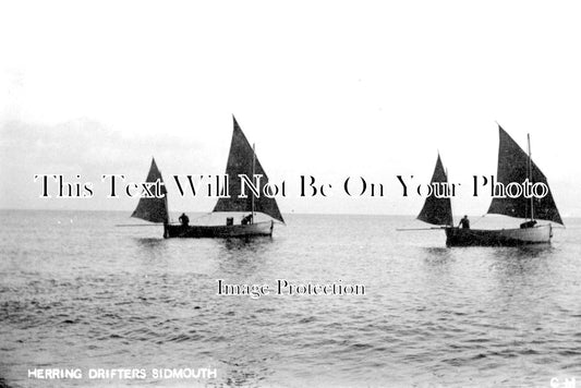 DE 1409 - Sidmouth Herring Drifters, Exmouth, Devon