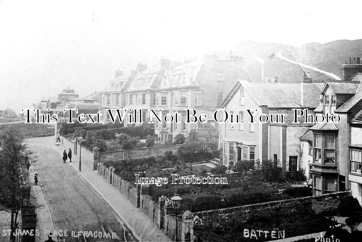 DE 1438 - St James Place, Ilfracombe, Devon c1910