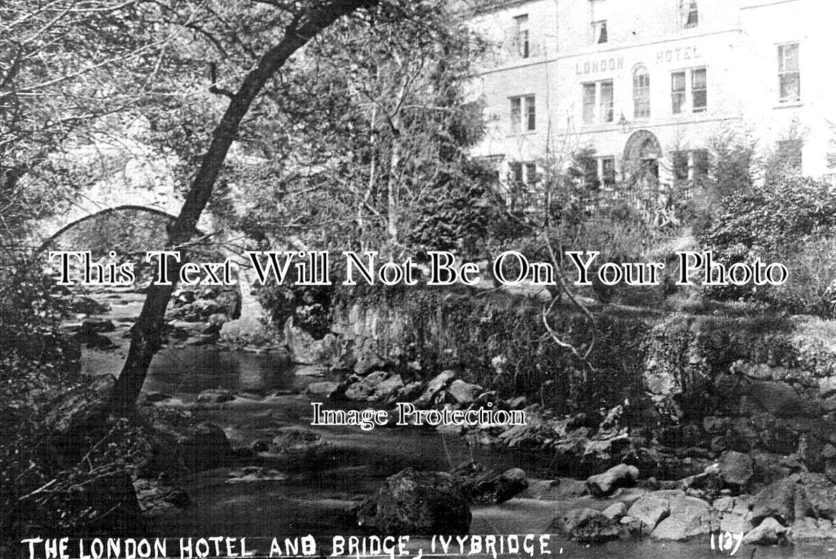 DE 1466 - The London Hotel & Bridge, Ivybridge, Devon