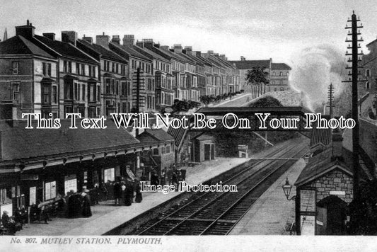 DE 152 - Mutley Station, Plymouth, Devon c1905