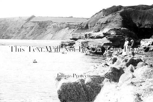DE 1521 - The Cliffs, Exmouth, Devon c1914