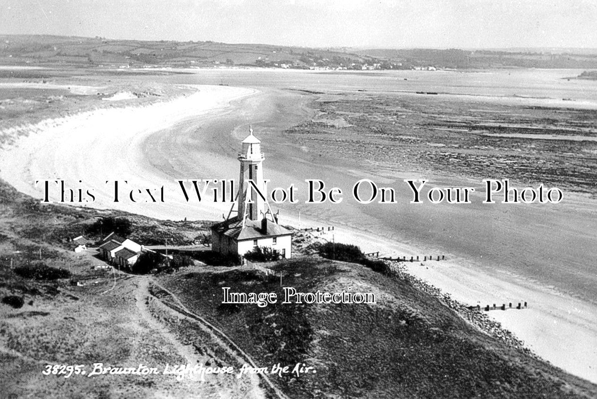 DE 1562 - Braunton Lighthouse From The Air, Devon