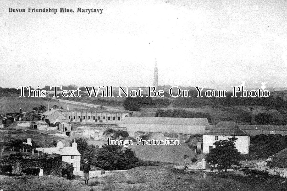 DE 1576 - Friendship Mine Mary Tavy, Tavistock, Dartmoor, Devon c1910