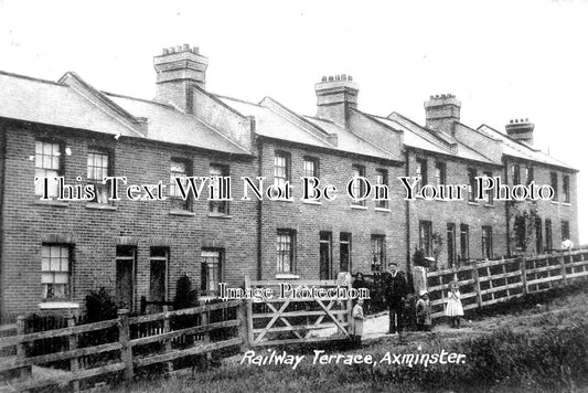 DE 1591 - Railway Terrace, Axminster, Devon c1911