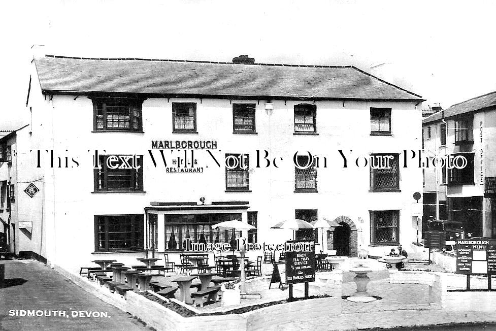 DE 1596 - Marlborough Hotel, Sidmouth, Devon c1959